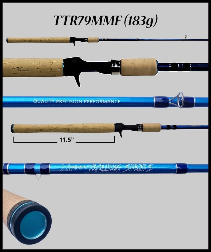 TTR79MMF-7'9" Medium-Mod Fast Telescopic Trolling Rod