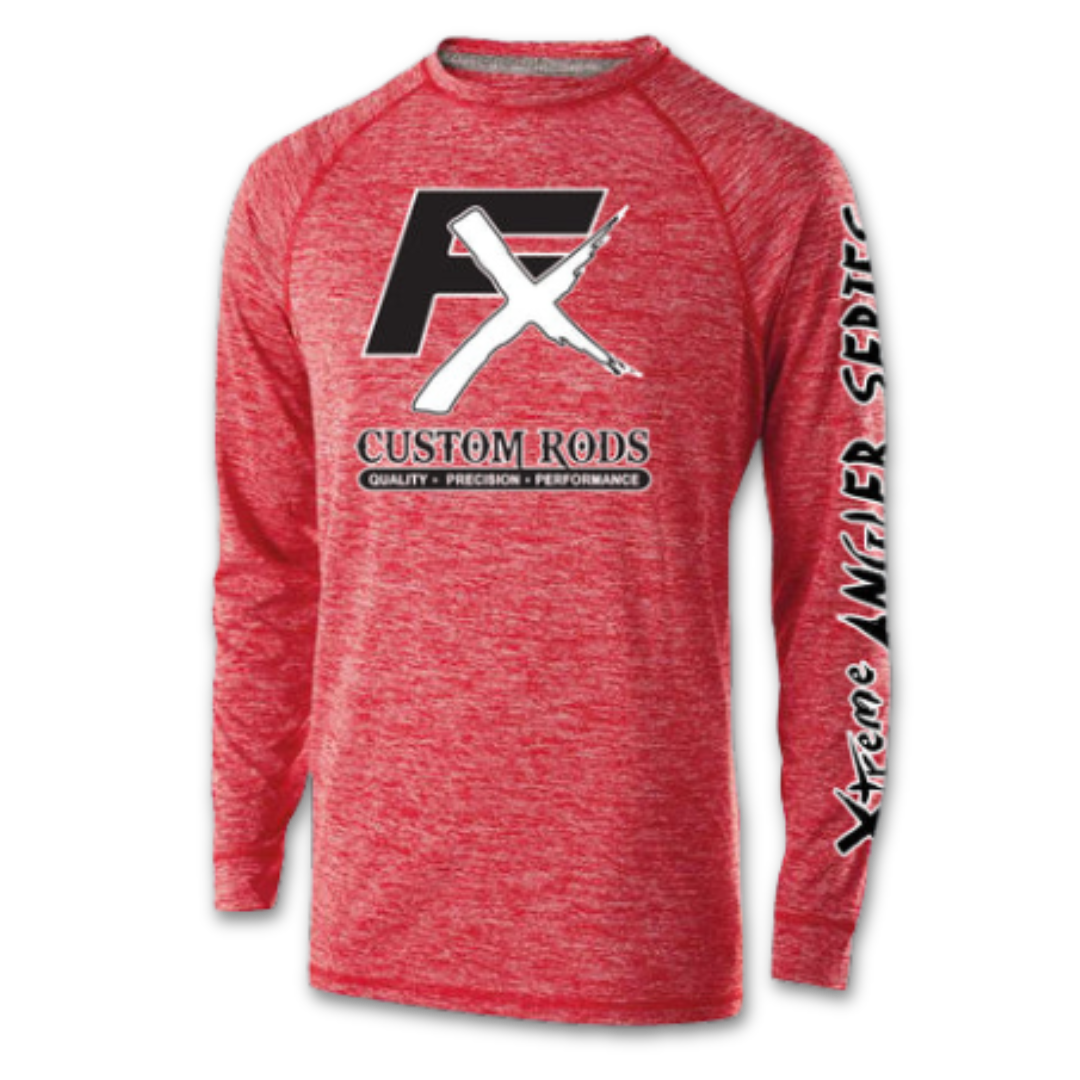 Premium Electrify 2.0 Long Sleeve Performance Heathered Shirts