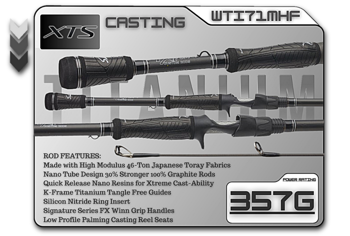 WTI71MHF 7'1" Medium Heavy Fast **TITANIUM SERIES**
