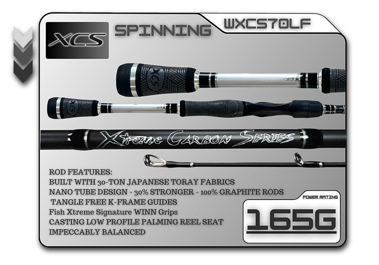WXCS70LF (165g) 7'0" Light Fast Spinning