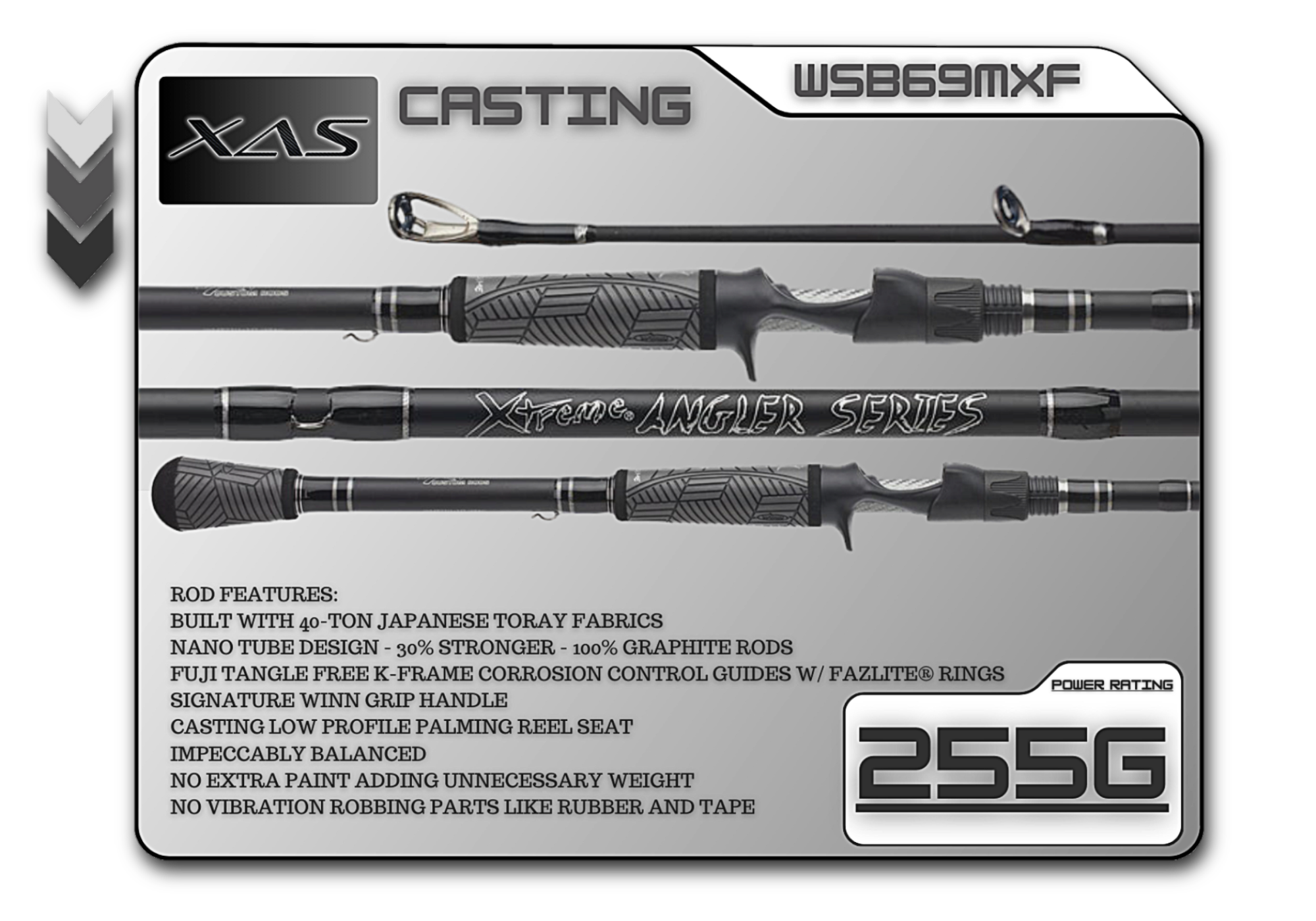 PALMS　Expression　EXGS-661 Spinning Model Phenix Elixir Series Ultralight Trout / Panfish Rods