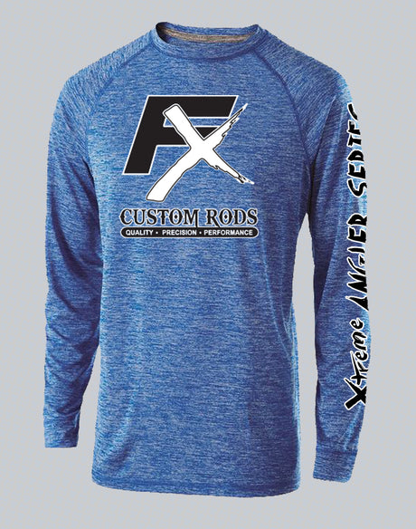 Premium Electrify 2.0 Long Sleeve Performance Heathered Shirts-Fx Custom Rods